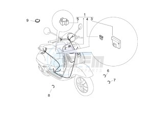 Granturismo 200 L drawing Main cable harness