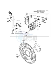 Z800 ZR800EGF UF (UK FA) XX (EU ME A(FRICA) drawing Front Brake