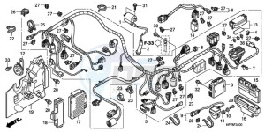 TRX420FPA9 Australia - (U) drawing WIRE HARNESS