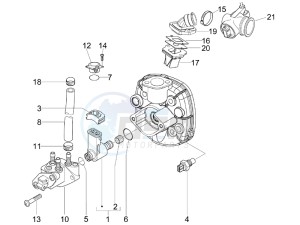 Runner 50 Pure Jet ST drawing Throttle body - Injector - Union pipe