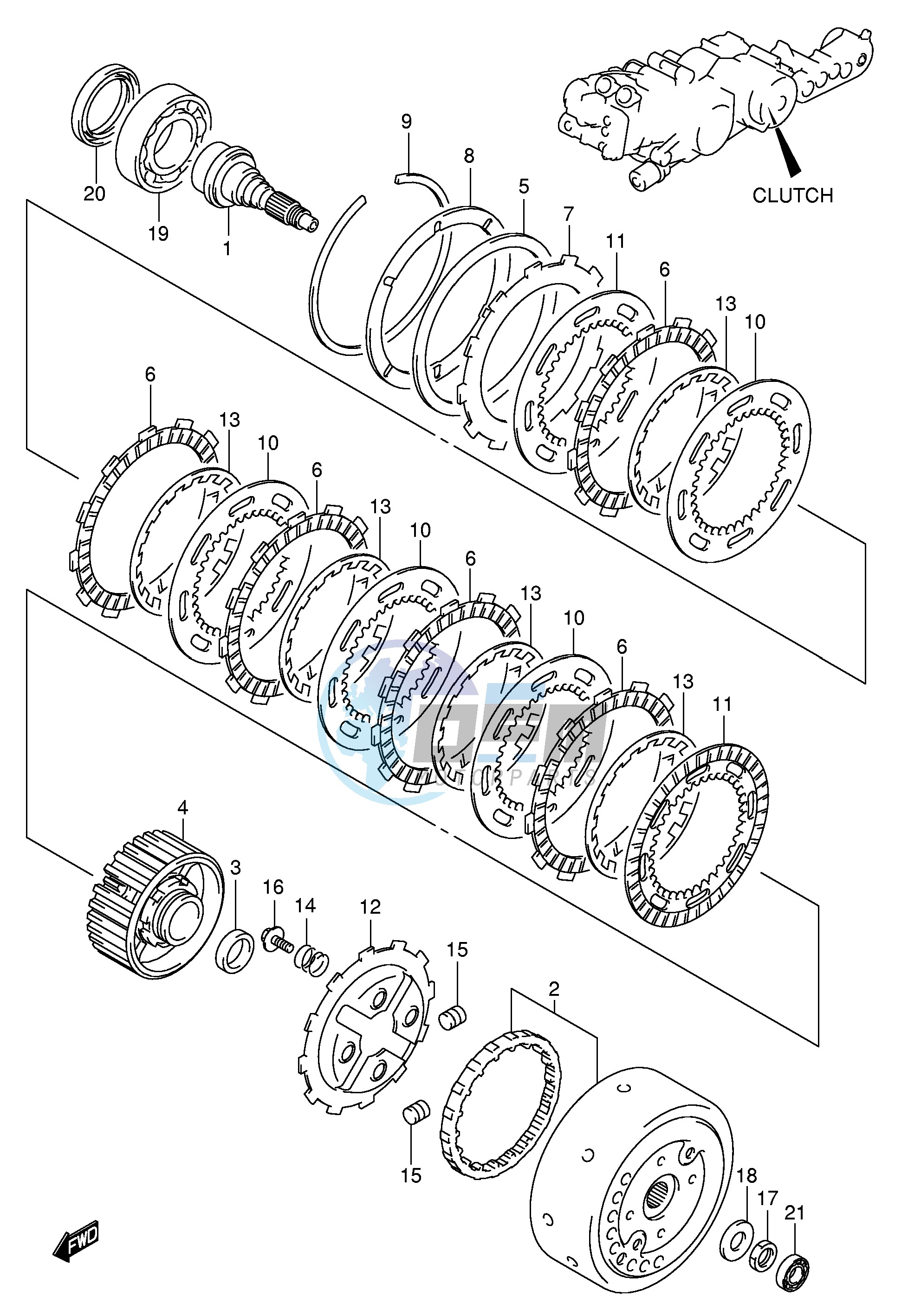 CLUTCH (MODEL K4 K5)