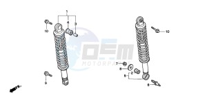 CN250 drawing REAR CUSHION