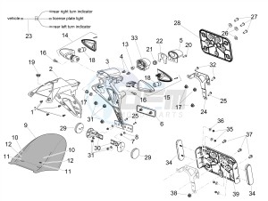 TUONO 1100 V4 RR E4 ABS (NAFTA) drawing Rear body II