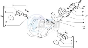 DNA 50 drawing Front light-turn signal lamp