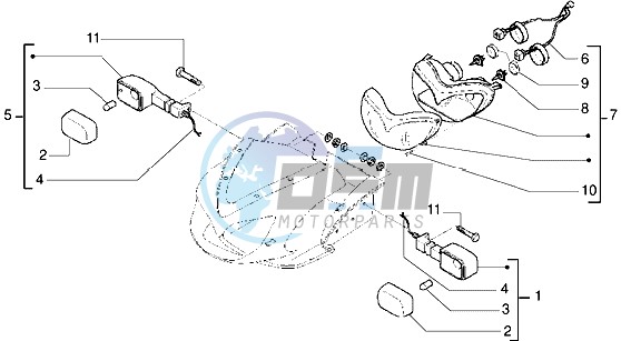 Front light-turn signal lamp