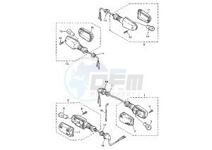 XJR 1300 drawing FLASHER LIGHT