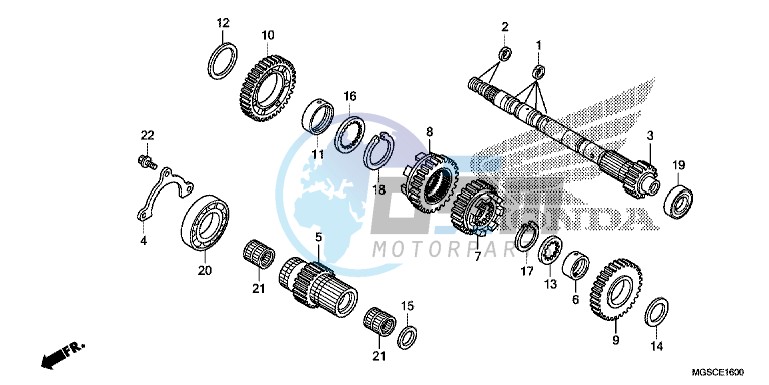 TRANSMISSION (MAINSHAFT)