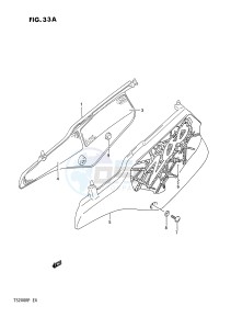 TS200R (E4) drawing FRAME COVER (MODEL P)