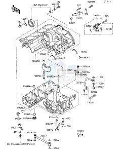 ZX 1000 B [NINJA ZX-10] (B3) [NINJA ZX-10] drawing CRANKCASE