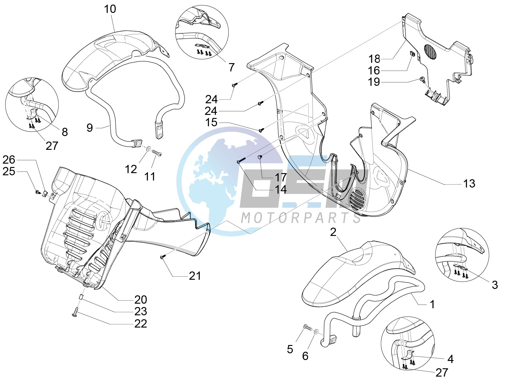 Wheel housing - Mudguard