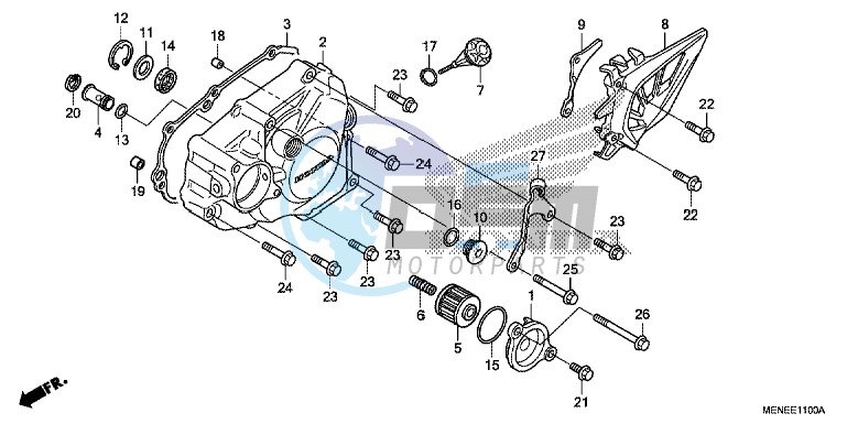 LEFT CRANKCASE COVER