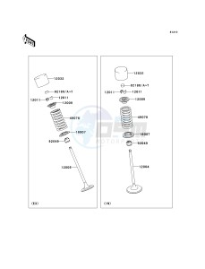 EX 650 C [NINJA 650R] (C9F) C9F drawing VALVE-- S- -