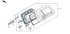 TRX350FE RANCHER 4X4 ES drawing METER