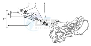 NRG 50 power DD drawing Crankshaft