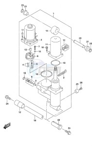 DF 60A drawing Trim Cylinder High Thrust