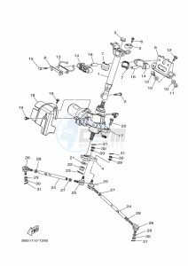 YFM450FWBD YFM45KPLK (BB5H) drawing STEERING