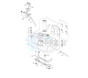 YP R X-MAX SPORT 250 drawing FUEL TANK