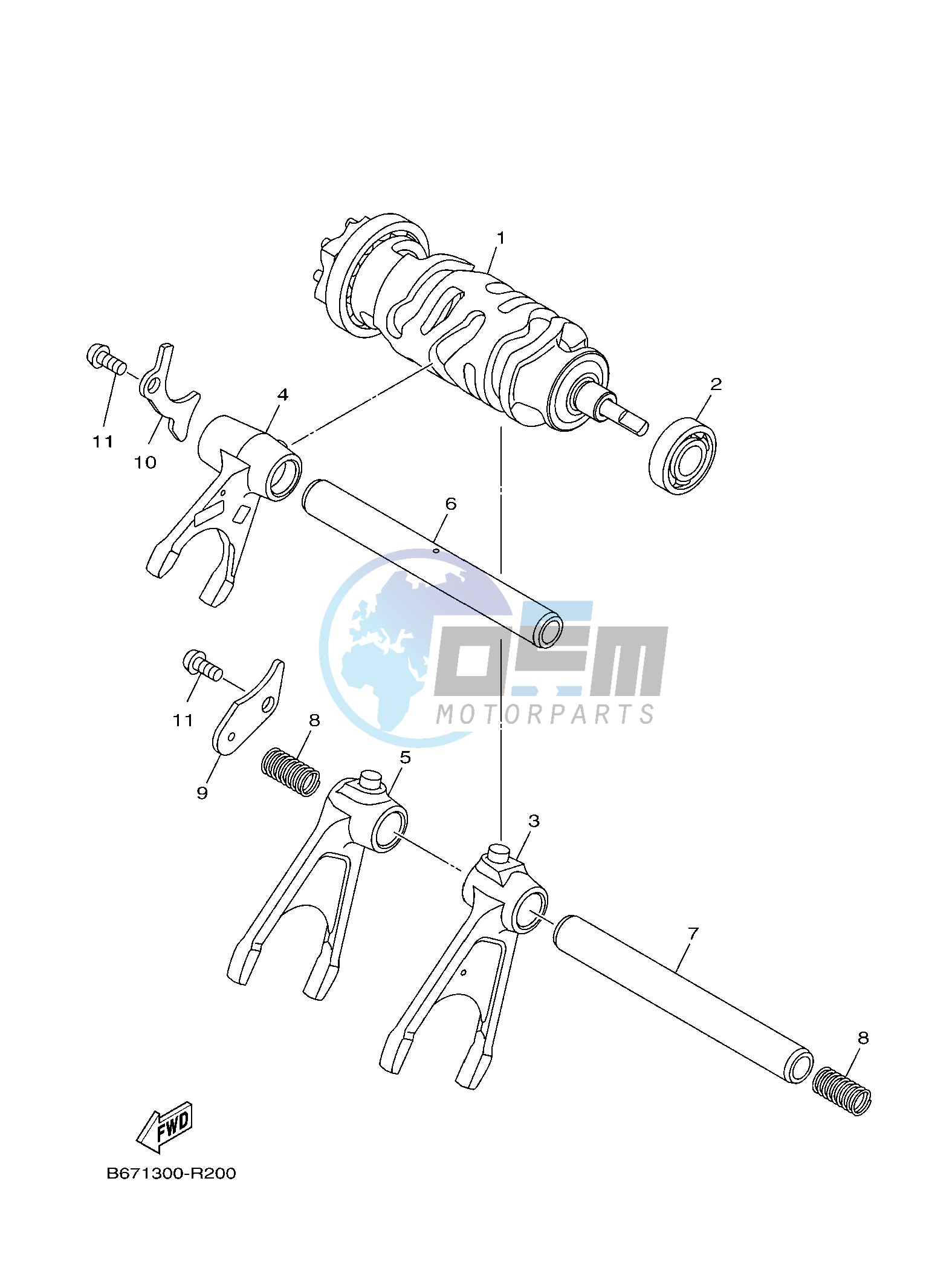 SHIFT CAM & FORK