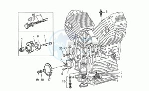 Strada 750 drawing Oil pump