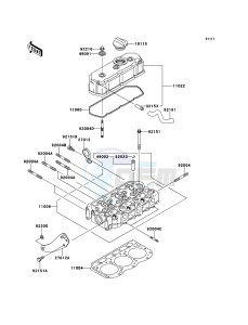 MULE 4010 DIESEL 4x4 KAF950FCF EU drawing Cylinder Head