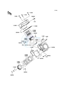 KFX700 KSV700B6F EU drawing Cylinder/Piston(s)