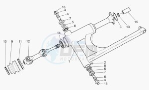 California 1100 Stone - Metal PI Special Sport/Al. PI drawing Transmission complete I