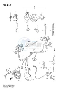 GN125 (E2) drawing WIRING HARNESS (MODEL V W X Y K1 E1,E30)