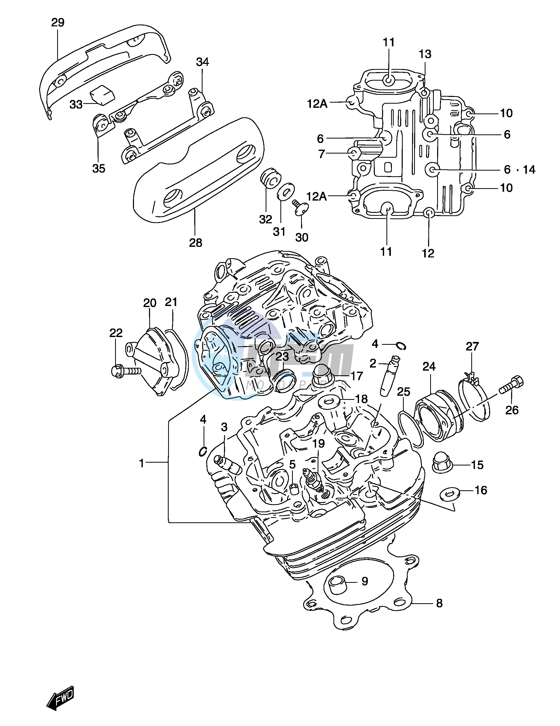 CYLINDER HEAD (MODEL K3)