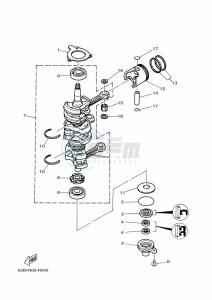 40VMHO drawing CRANKSHAFT--PISTON