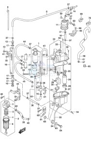 DF 250AP drawing Fuel Pump/Fuel Vapor Separator