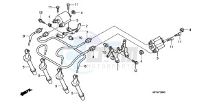 CB600FC drawing IGNITION COIL