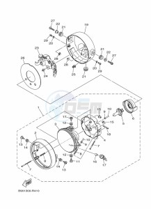 XSR900 MTM850 (BAE6) drawing HEADLIGHT