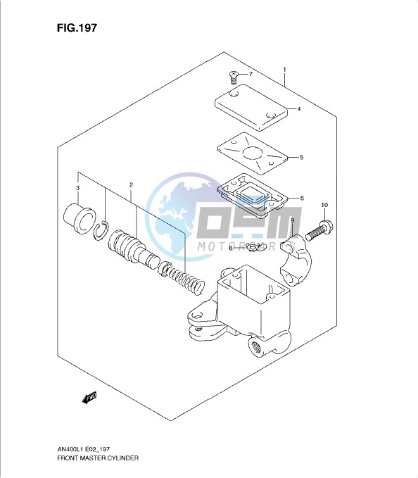 FRONT MASTER CYLINDER (AN400ZAL1 E2)