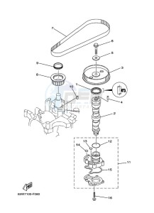 F25AMHL drawing OIL-PUMP