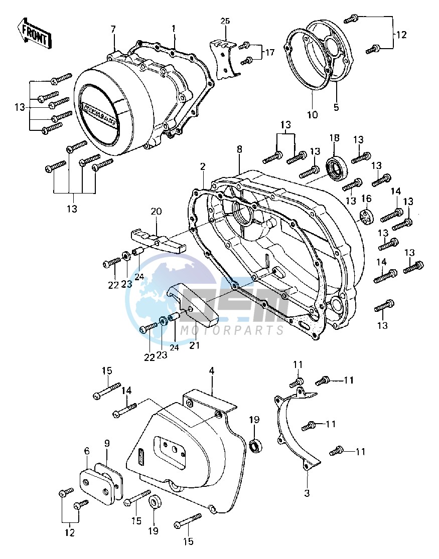 ENGINE COVERS -- 80 B1- -