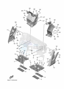 YXE850ENS YXE85WPLK (B8K8) drawing SIDE COVER 2