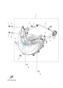 GPD125A GPD125-A NMAX125 (BV31 BV33) drawing HEADLIGHT