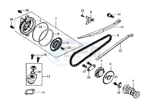 JOYRIDE EU2 - 200 cc drawing CAMSHAFT