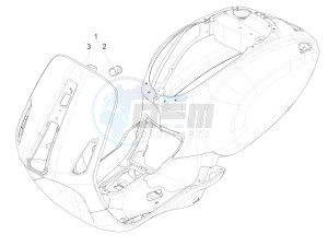 Primavera 50 4T-2V 25 kmh (EMEA) drawing Frame/bodywork