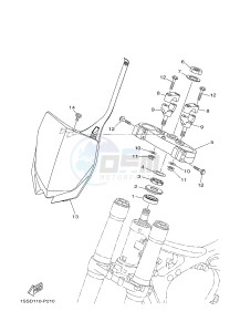 YZ250 (1SSD 1SSE 1SSF 1SSG 1SSG) drawing STEERING