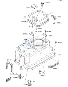 JB 650 A [JET MATE] (A3-A4) [JET MATE] drawing ENGINE HOOD