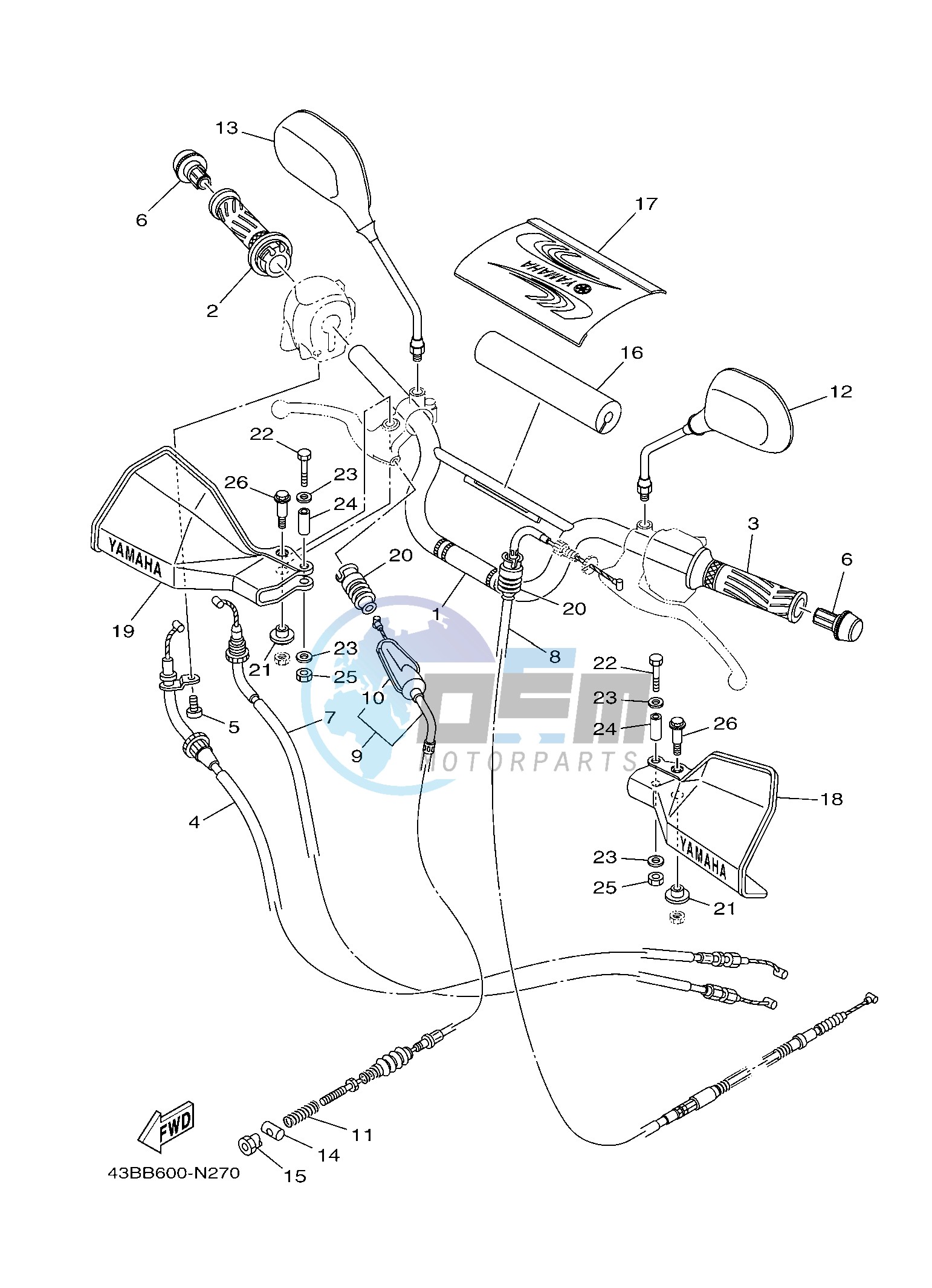 STEERING HANDLE & CABLE