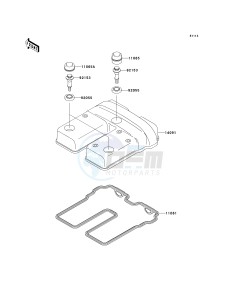 KL 250 G [SUPER SHERPA] (G4-G8 G8 CAN ONLY) [SUPER SHERPA] drawing CYLINDER HEAD COVER