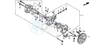 FX650 drawing OIL PUMP