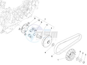 Fly 150 4T 3V ie (APAC) drawing Driving pulley