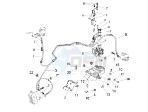 TUONO 1100 V4 FACTORY E4 SUPERPOLE ABS (APAC) drawing ABS brake system