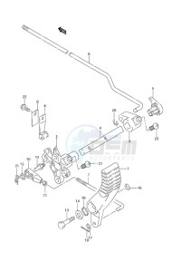 DF 25 drawing Clutch Non-Remote Control