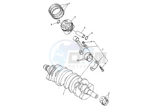 YZF R6 600 drawing CRANKSHAFT PISTON