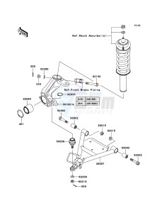 MULE_610_4X4 KAF400A7F EU drawing Suspension