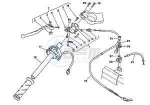 MITO EURO2 125 drawing CLUTCH CONTROL